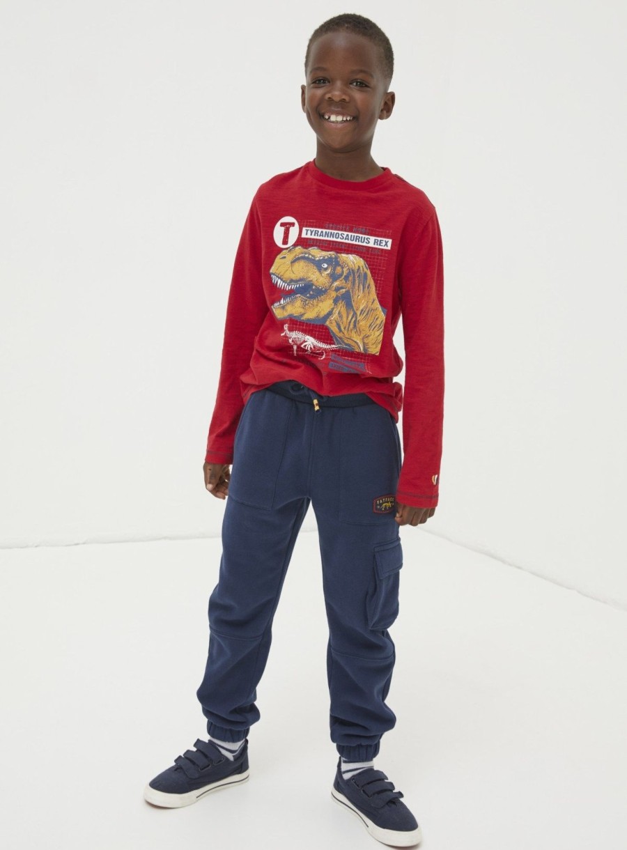 Boys FatFace Trousers & Joggers | Fatface Seaburn Sweat Cargo Joggers 7 Years